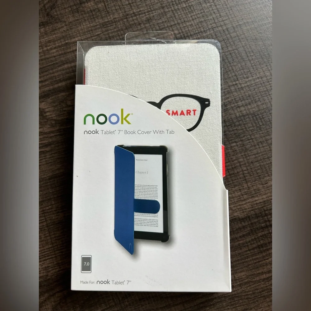 NOOK Tablet 7” Book Cover with Tab:Book Smart